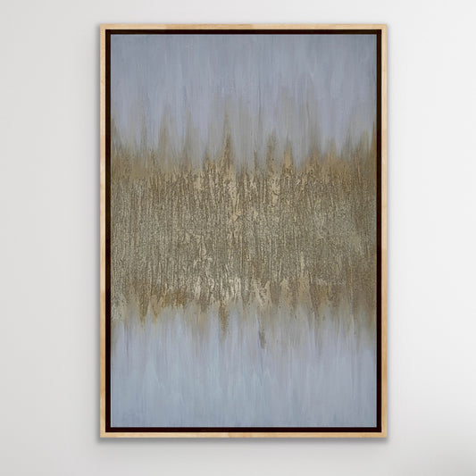 'Golden speech' Original Textured Abstract Painting 60.94x91.44 cm