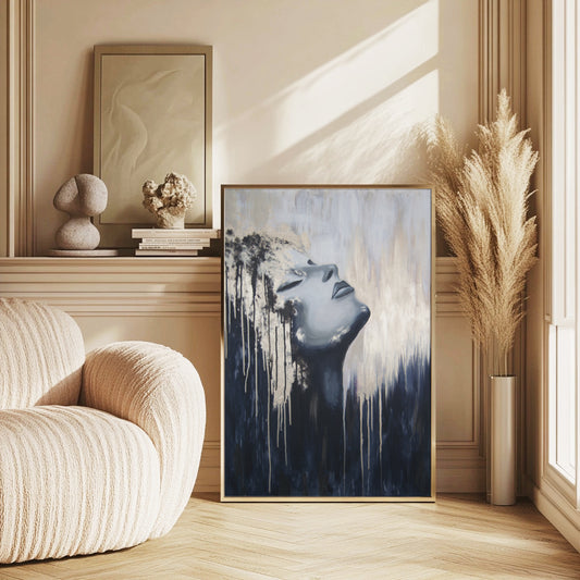 'Ethereal Grace' Original Abstract Painting  60x90 cm